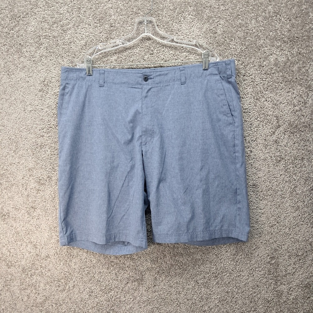 Ben Hogan Mens Blue Heather Performance Stretch Golf Shorts Size 42 WT4410